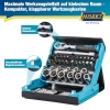 HAZET SmartCase 50-piece socket wrench set, 6.3 mm, hex & square, mobile