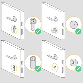 Nuki Smart Lock Pro – Wi-Fi, Power Pack, AV Test Zertifiziert, Weiß