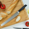 Lurch 230410 Cuchillo para pan Tango con hoja dentada de 23 cm de largo fabricada en acero para cuchillos 3CR14 resistente a la corrosión