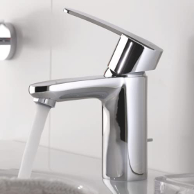 Mezclador monomando de lavabo Grohe Wave Cosmopolitan QuickFix, cromado