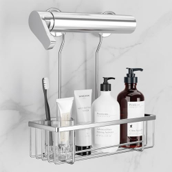pickpiff shower shelf without drilling 28 x 10.5 x 7.5 cm shower shelf