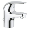 Grohe Euroeco Waschbeckenarmatur, Einhebelmischer, Größe S, Chrom