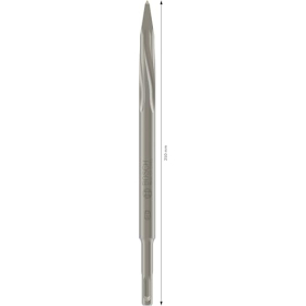 Cincel puntiagudo Bosch SDS+ de 250 mm, calidad profesional, plateado