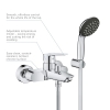 Grohe Start Bath Shower Set, Wall Mounted, Hand Shower, Flexo, Automatic Inverter