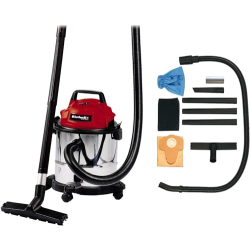 Компактный и мощный пылесос Einhell TC-VC 1812 S для сухой и влажной уборки