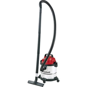 Компактный и мощный пылесос Einhell TC-VC 1812 S для сухой и влажной уборки