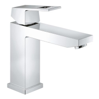 Grohe Eurocube washbasin faucet, smooth body