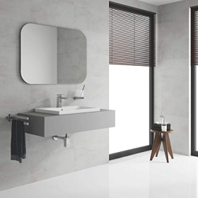 Grohe Eurocube Waschbeckenarmatur, Glatter Körper