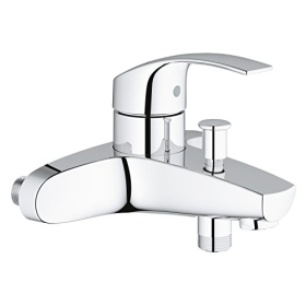 GROHE Eurosmart Einhebel-Badewannenarmatur zur Wandmontage, Chrom