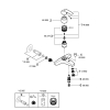 GROHE Eurosmart Einhebel-Badewannenarmatur zur Wandmontage, Chrom