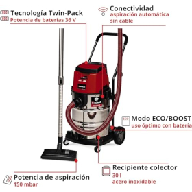 Einhell cordless wet/dry vacuum cleaner Power X-Change, without battery