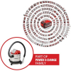 Einhell TE-AV 18/15 Li C-Solo cordless ash vacuum cleaner 15L, Li-Ion