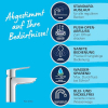 GROHE QuickFix Start Waschtischarmatur S Größe Einhebelmischer Chrom