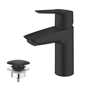 GROHE Start 235512432 – Grifo para baño de bajo consumo (negro mate)