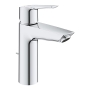 GROHE QUICKFIX Start Badarmatur, Einhebel, mit Ablaufgarnitur, wassersparender Mousseur, Größe M, Chrom, 23552002 (Import aus Deutschland)