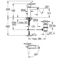 GROHE QUICKFIX Start Badarmatur, Einhebel, mit Ablaufgarnitur, wassersparender Mousseur, Größe M, Chrom, 23552002 (Import aus Deutschland)