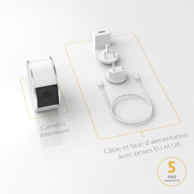 Somfy Indoor Camera with Night Vision, Motion Detection & Voice Control