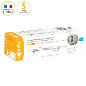 Somfy Synapsia 1000 io — Kit de motorización para persianas con mando a distancia Situo 1 io, Francia