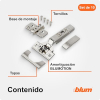 Петли для мебели Blum CLIP top BLUMOTION, угол наклона 110°, доводчик, ширина 35 мм, комплект из 10 штук