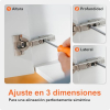Петли для мебели Blum CLIP top BLUMOTION, угол наклона 110°, доводчик, ширина 35 мм, комплект из 10 штук