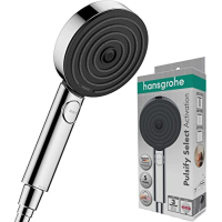 Душевая лейка Hansgrohe Pulsify Select S, 3 режима распыления, функция защиты от накипи, хромированная отделка