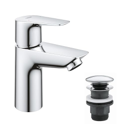 Смеситель для раковины Grohe StartEdge – компактный и хромированный глянец