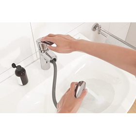 Однорычажный смеситель для раковины Grohe Start QuickFix, хром, с выдвижным душем