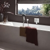 Hansgrohe shower holder set 105, 3 jet types Relaxation with shower hose 125 cm, matt white, 24302700