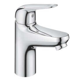 GROHE Swift Quickfix 1/2" S-Size basin mixer, chrome, with low-flow function