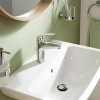 Енергозберігаючий змішувач для раковини GROHE Swift з висувним зливом, хром