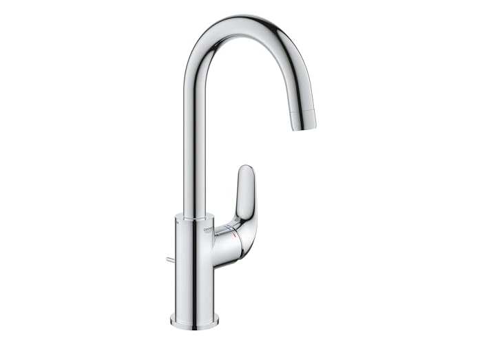 Mezclador monomando de lavabo GROHE Swift Quickfix, 1/2 pulgada, tamaño L, cromado, menor consumo de energía/agua, 24330001 Mezclador monomando de lavabo GROHE Swift Quickfix, 1/2 pulgada, tamaño L, cromado, menor consumo de energía/agua, 24330001