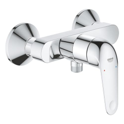 GROHE Swift shower mixer with temperature limiter, including installation tools