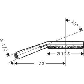 Hansgrohe 24500000 ручной душ, хром