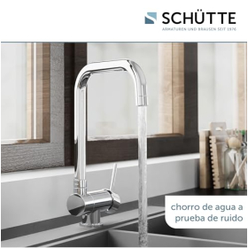 SCHÜTTE 24550 - Одноважільний змішувач для кухні, змішувач під вікном