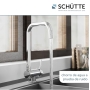 SCHÜTTE 24550 - Single-lever kitchen faucet, faucet under window