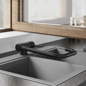 SCHÜTTE WINDOW Кухонний змішувач на вікна, гнучкий, поворотний