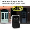 Wireless 1080P video door intercom with 4.3 IPS display & night vision