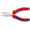 KNIPEX Flachrundzange mit Schneide 140 mm, verchromt