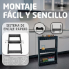 Carrito de almacenaje estrecho Amig Böken con ruedas, 3 niveles, 54 x 12 x 78 cm