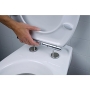 Tiger Boston Duroplast toilet seat white / chrome