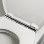 Tiger Boston Duroplast Toilettensitz Weiß / Chrom