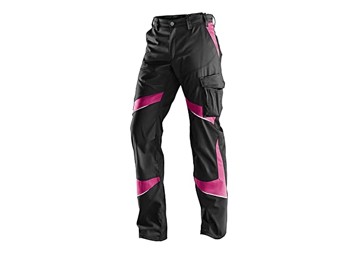 KÜBLER Workwear Trousers Black/Pink, Size 48 for Women KÜBLER Workwear Trousers Black/Pink, Size 48 for Women