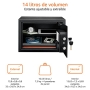 Amazon Basics - Electrónico Caja fuerte (14L), color negro