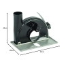 Bosch Accessories professional guide with cutting suction attachment (Ø 115/125 mm) – professional accessories for angle grinders