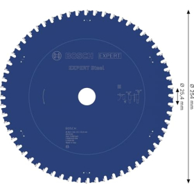 Bosch Expert for Steel circular saw blade 254x25.4x2.6 mm, 60 teeth