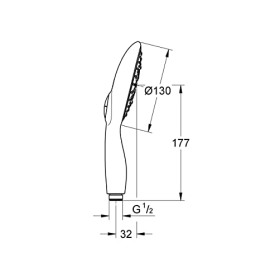 Grohe - cabezal de ducha