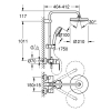 Grohe Tempesta Cosmopolitan 210 – Shower system with single-lever mixer & 210mm shower head