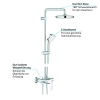 Grohe Tempesta Cosmopolitan 210 – Shower system with single-lever mixer & 210mm shower head