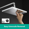 hansgrohe Vernis Shape EcoSmart Kopfbrause 230 x 170 mm, Chrom