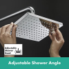 hansgrohe Vernis Shape EcoSmart Kopfbrause 230 x 170 mm, Chrom